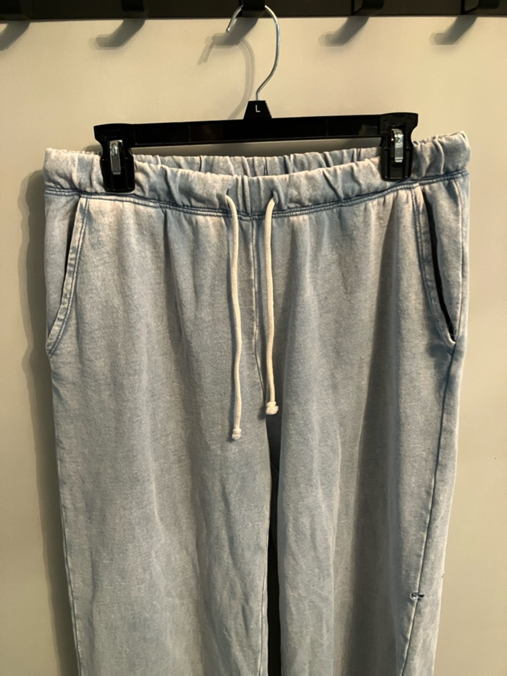 Z Supply Light Wash Drawstring Lounge Pants - Picture 4 of 4